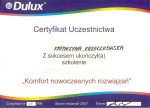 certyfikatduluxkrzeczkowska2007