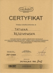 certyfikatvalpaintredzikowska2012